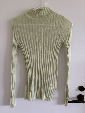Madewell alpaca blend mockneck sweater lightweight spring